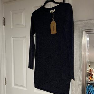 Listicle bluish Charcoal Heather dress